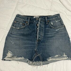 Agolde Quinn Denim Skirt size 27